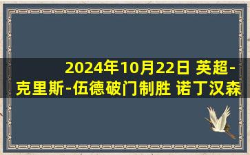 2024年10月22日 英超-克里斯-伍德破门制胜 诺丁汉森林1-0水晶宫